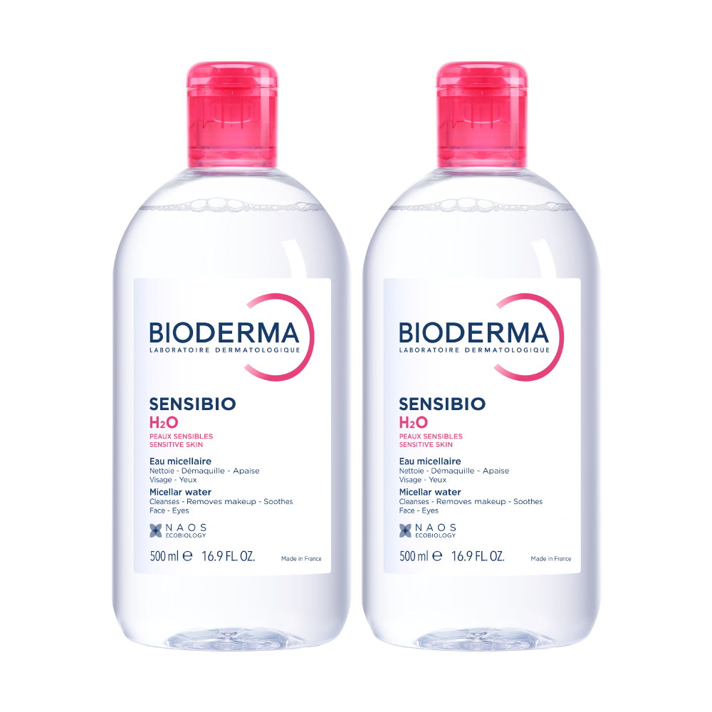 ビオデルマ サンシビオ H2O 500mL 2本セット ＜洗顔/クレンジング