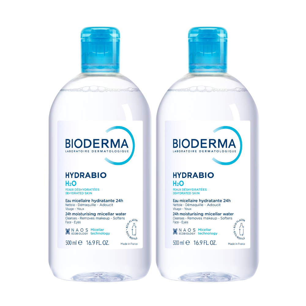 ビオデルマ イドラビオ H2O 500mL 2本セット ＜洗顔/クレンジングウォーター＞