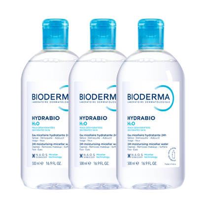 ビオデルマ イドラビオ H2O 500mL 3本セット ＜洗顔/クレンジングウォーター＞