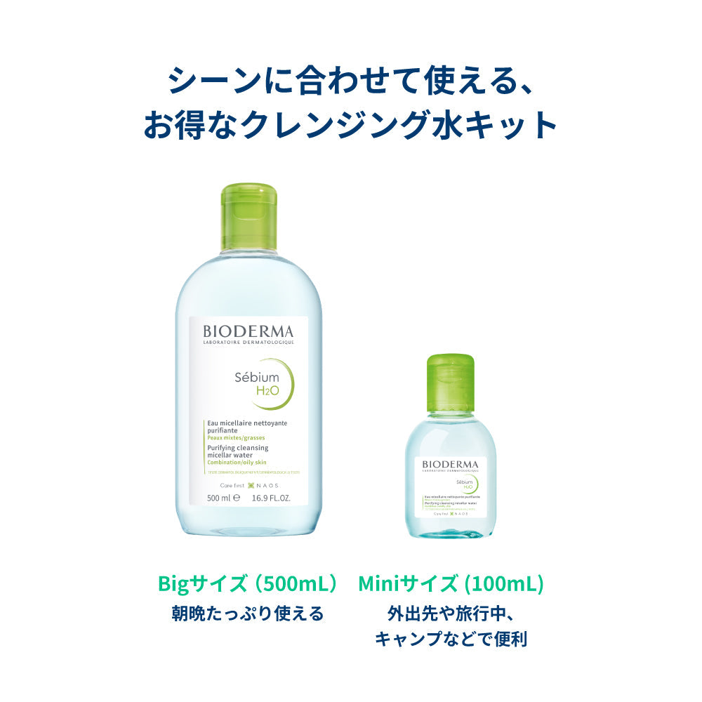 ビオデルマ セビウム H2O スマートキット ＜洗顔/クレンジング