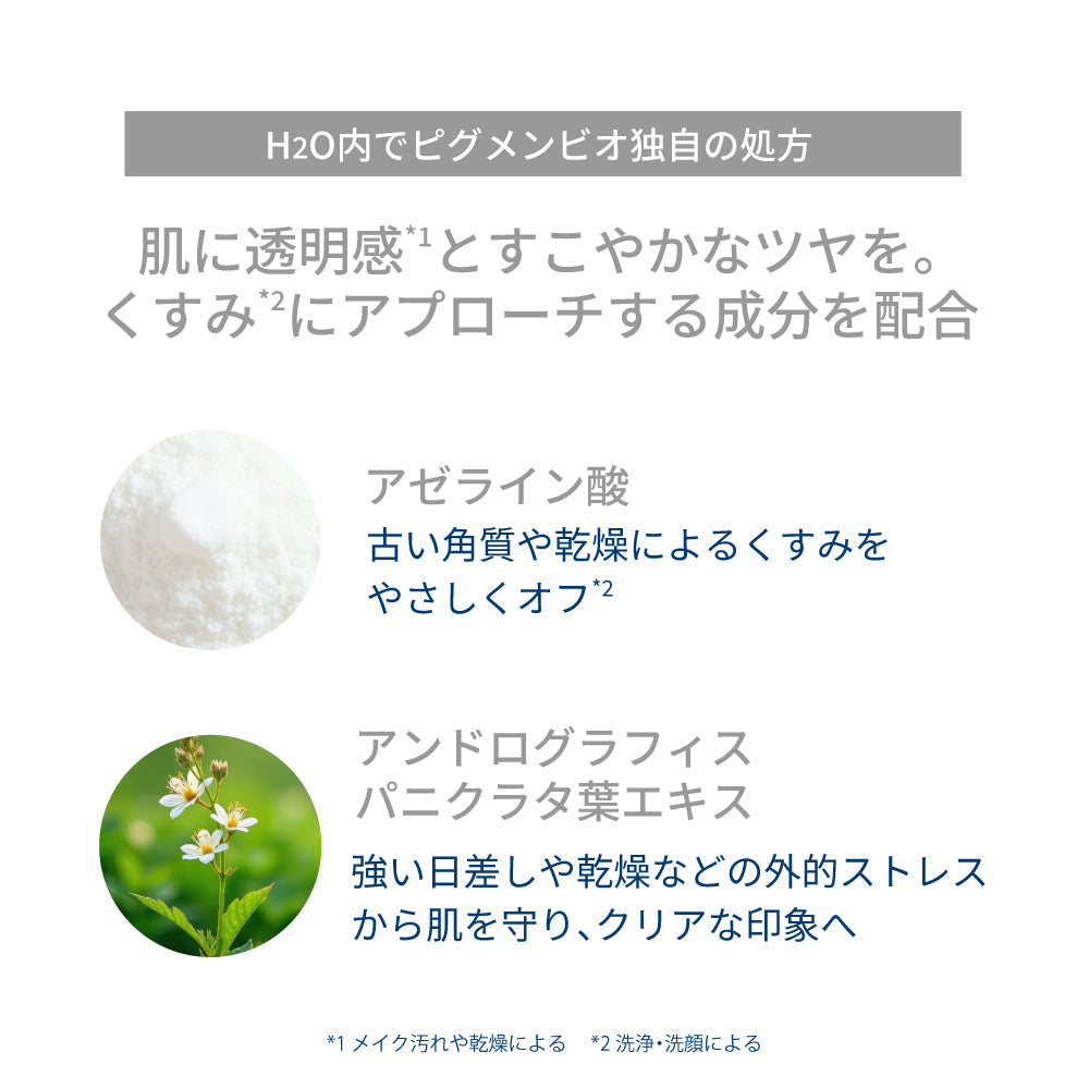 ビオデルマ ピグメンビオ H2O ＜洗顔/クレンジングウォーター＞
