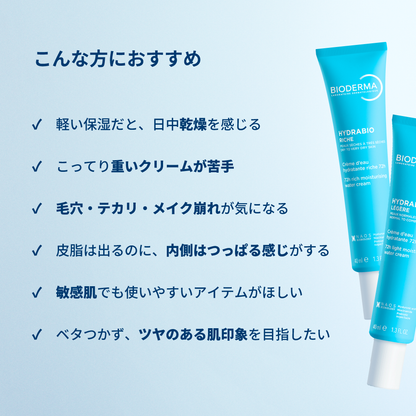 ビオデルマ イドラビオ ウォータークリーム ＜保湿クリーム・化粧下地＞