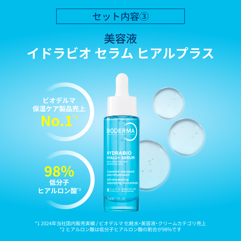 ビオデルマ イドラビオ 落として満たす うるおいフルお得セット ビオデルマ イドラビオ 落として満たす うるおいフルお得セット